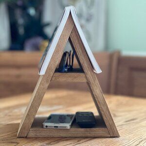 Handmade Bookholder - Nightstand Book Holder | Wooden Bookmark | Book Stand